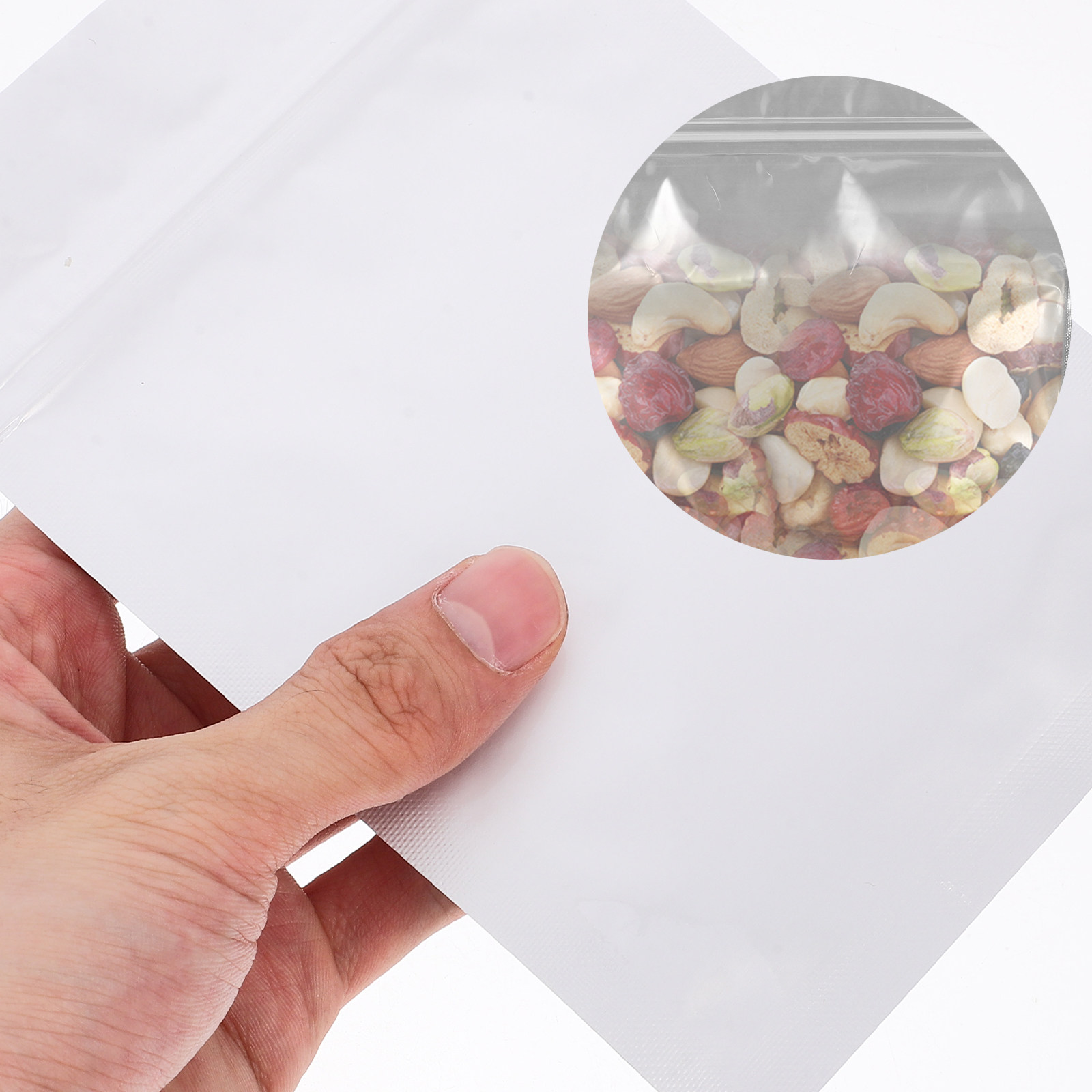 Food Storage Bag - 50 قطعة من الأكياس القابلة للإغلاق