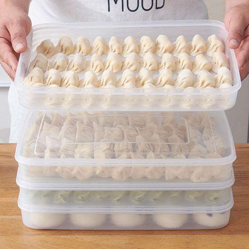 Food Storage Cupboard - صندوق تخزين شفاف للمطبخ، منظم للثلاجة،