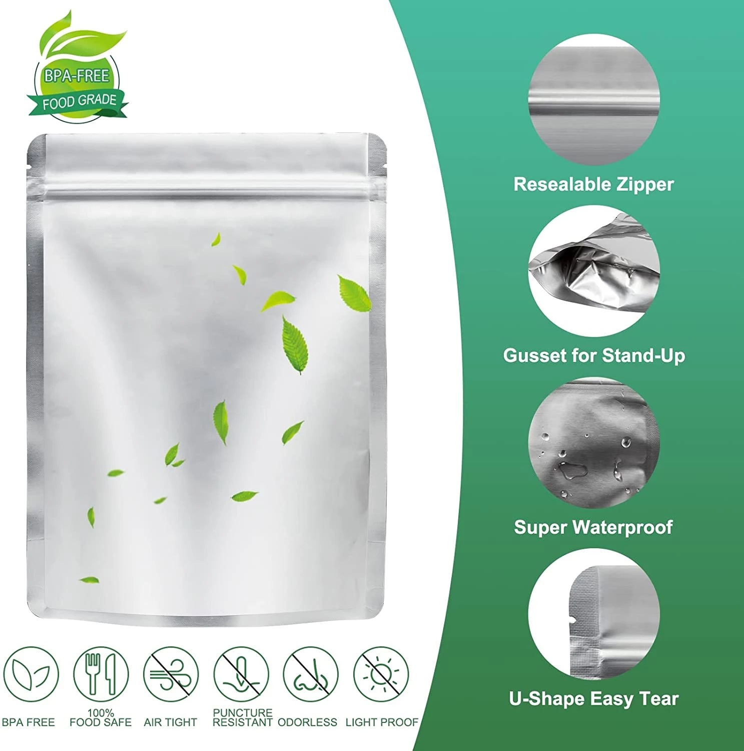 Food Storage Oxygen Absorbers - 50 حقيبة قابلة لإعادة الاستخدام من