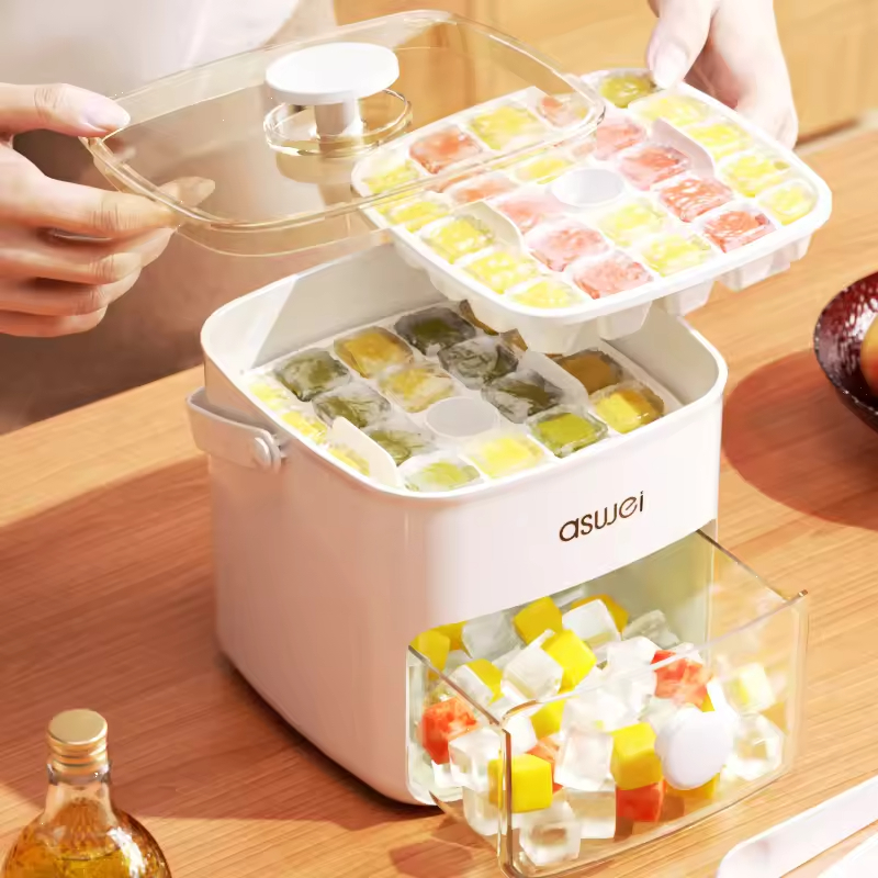 Food Storage Hot Box - قالب صنع مكعبات الثلج للثلاجة المنزلية،