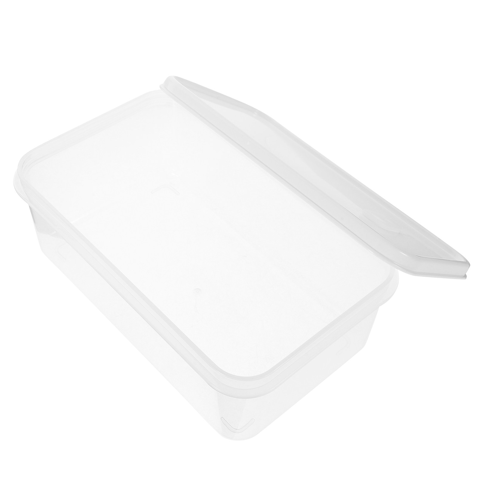 Food Storage Containers Plastic Box - حاوية تخزين خبز شفافة عالية الإحكام،