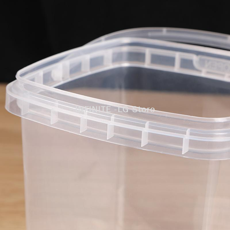 10 قطع من الدلاء البلاستيكية س - مراجعة Food Storage Plastic Boxes وسعره