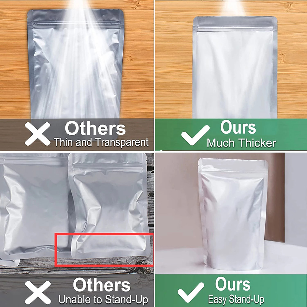 50 قطعة من أكياس المايلار مع م - مراجعة Food Storage Oxygen Absorbers وسعره