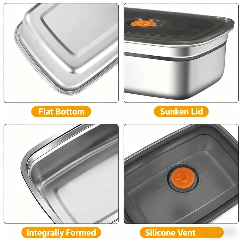 صندوق طعام كبير السعة من الفول - مراجعة Food Storage Oven Safe وسعره