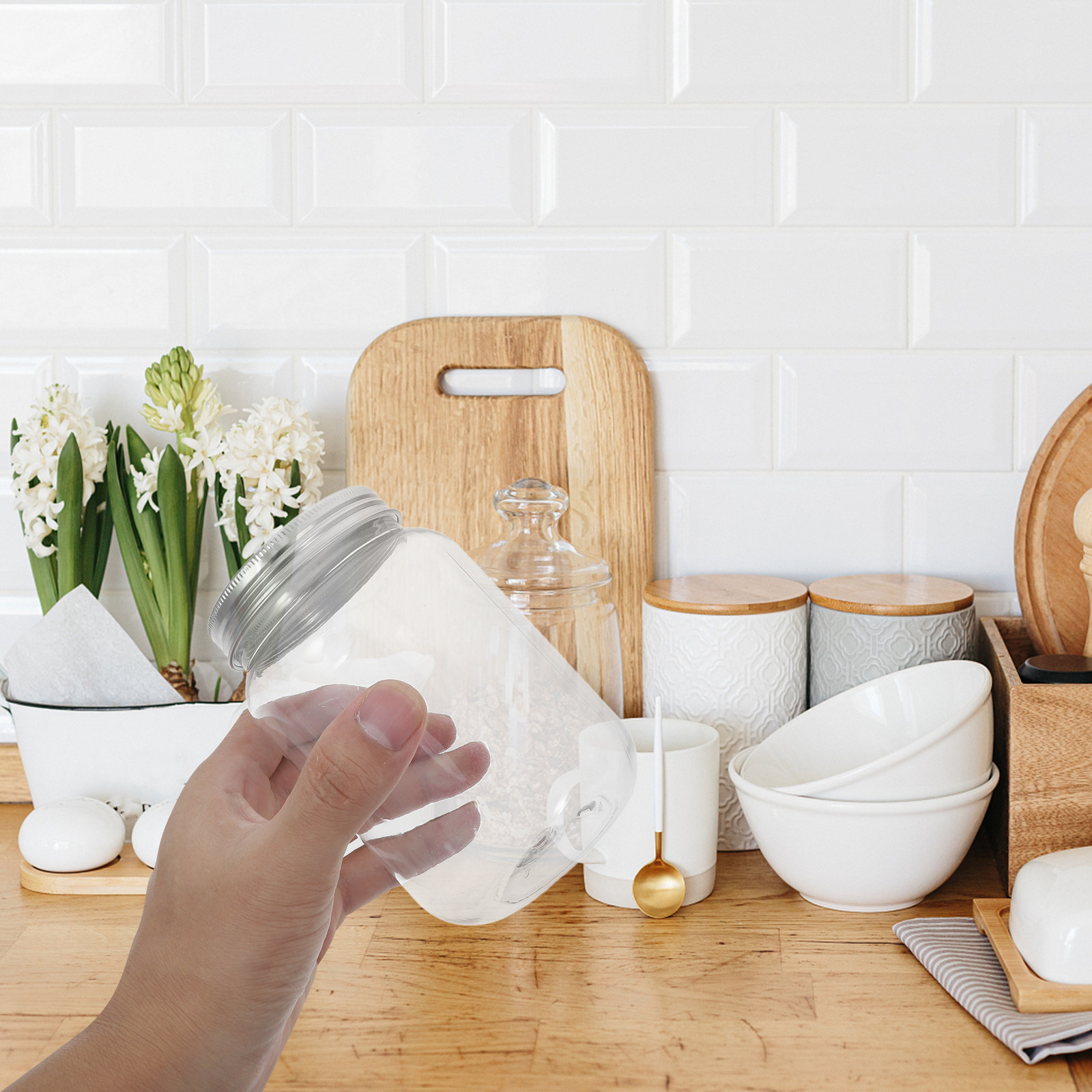4 قطع من الأوعية البلاستيكية ا - مراجعة Food Storage Airtight وسعره