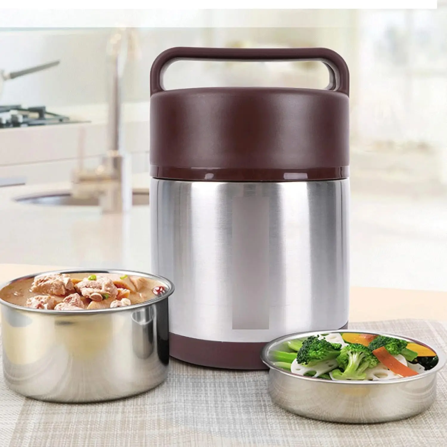 علبة غداء بنتو للبالغين، علبة  - مراجعة Food Storage Large وسعره