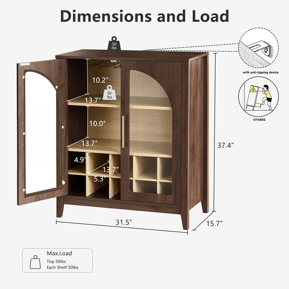 خزانة تخزين طويلة بتصميم مموج  - مراجعة Food Storage Cupboard وسعره