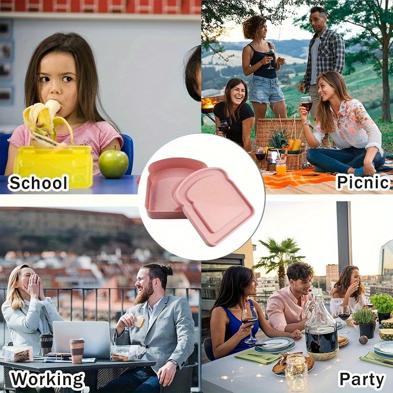 1 قطعة صناديق بينتو ، حاويات ا - مراجعة Food Storage Containers Plastic Box وسعره