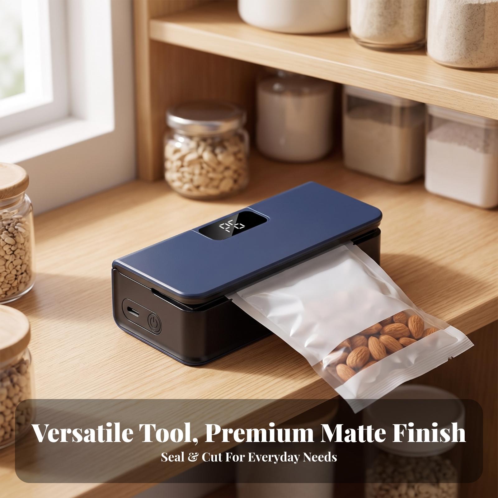 جهاز إغلاق الأكياس بشاشة رقمية - مراجعة Food Storage Bag وسعره