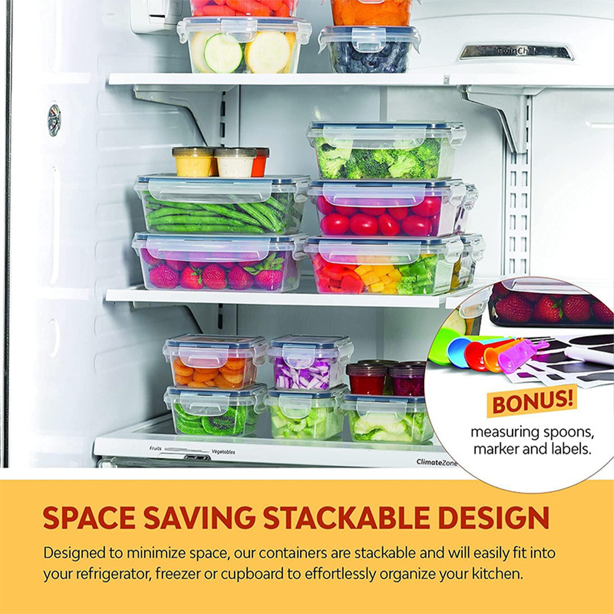 24 قطعة/المجموعة الغذاء مجموعة - مراجعة Food Storage Plastic Boxes وسعره