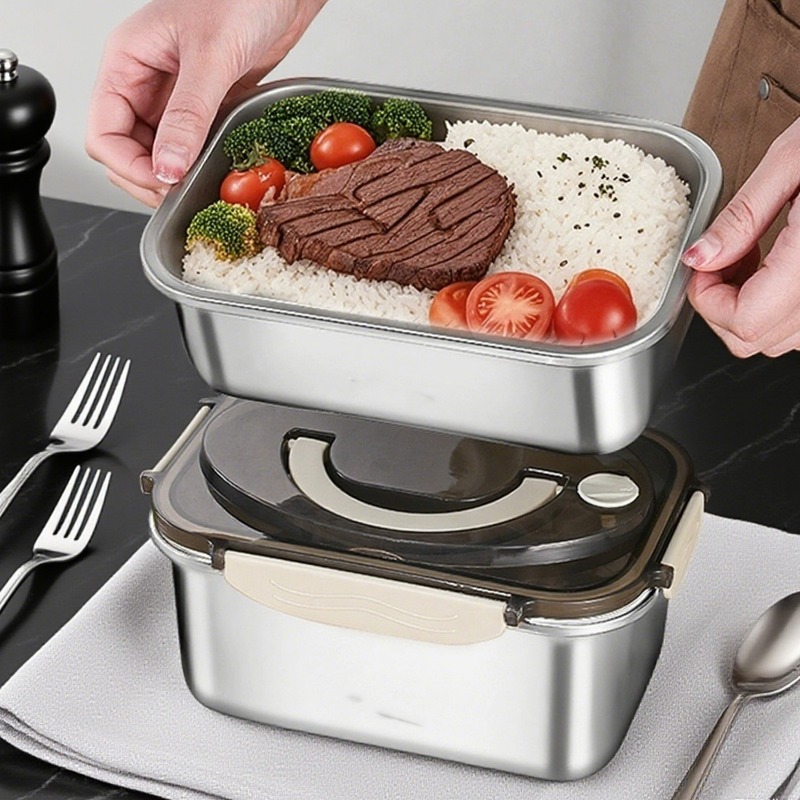 صندوق غداء كبير السعة من الفول - مراجعة Food Storage Large وسعره