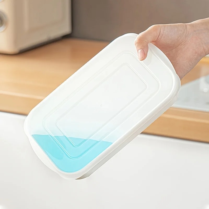 صندوق حفظ اللحوم المحمول للثلا - مراجعة Food Storage Containers Plastic Box وسعره