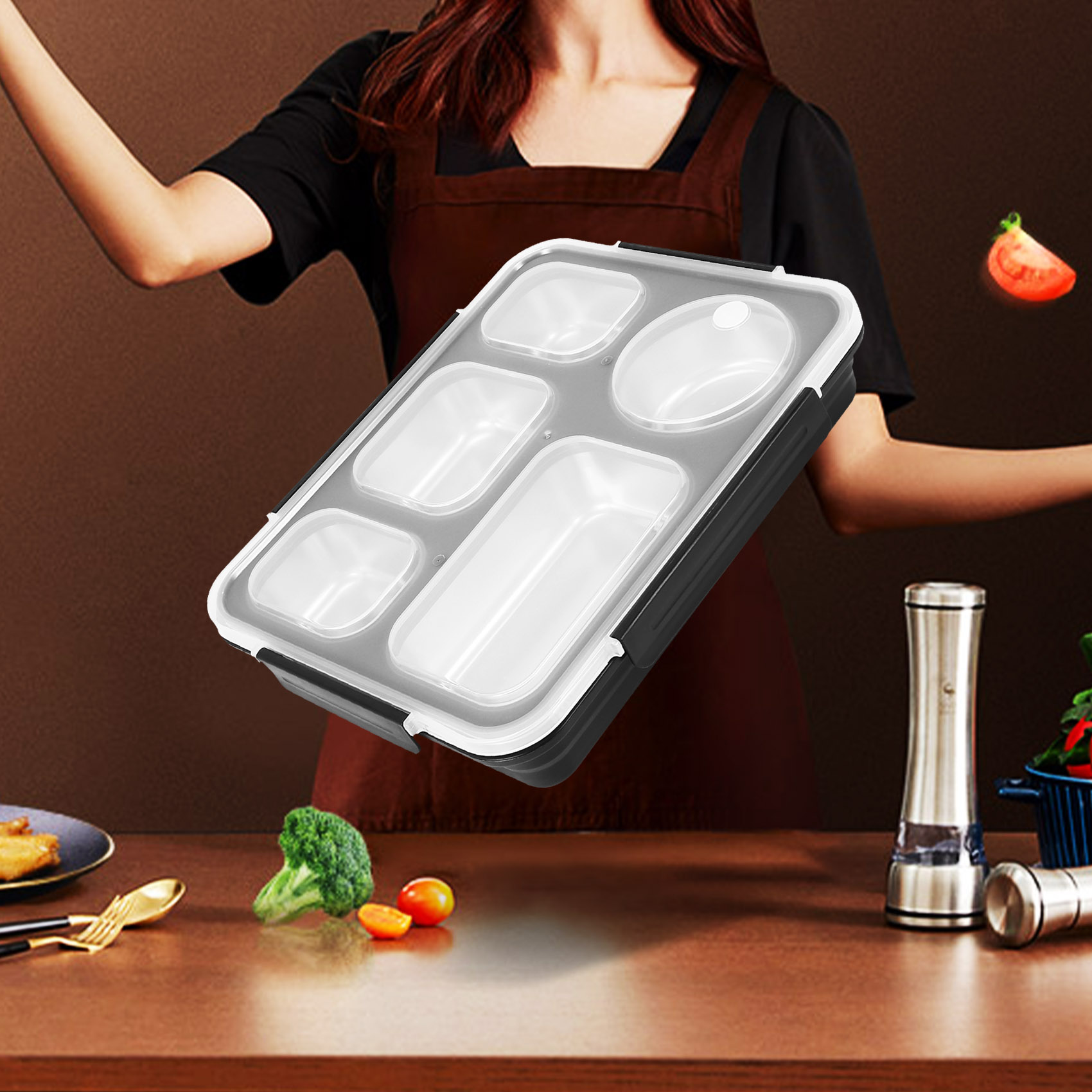 حار الغداء بينتو صندوق معزول ا - مراجعة Food Storage Hot Box وسعره