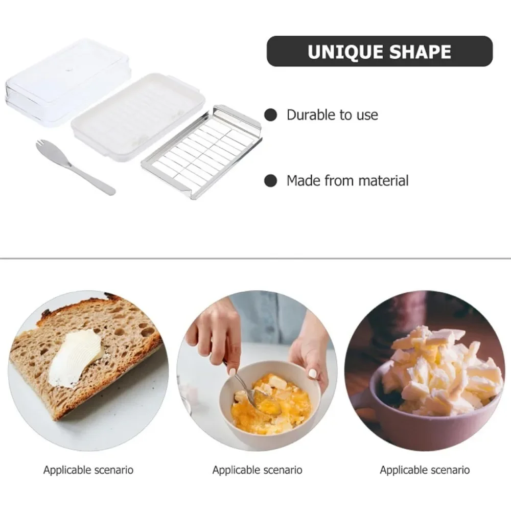 صندوق تخزين الزبدة 2 في 1 طبق  - مراجعة Food Storage Airtight وسعره