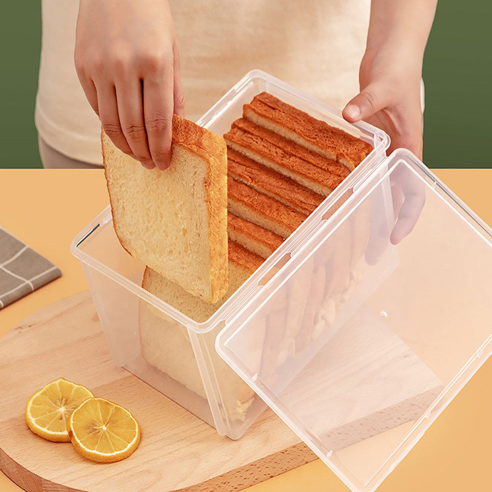 صندوق تخزين الخبز البلاستيكي ا - مراجعة Food Storage Containers Plastic Box وسعره