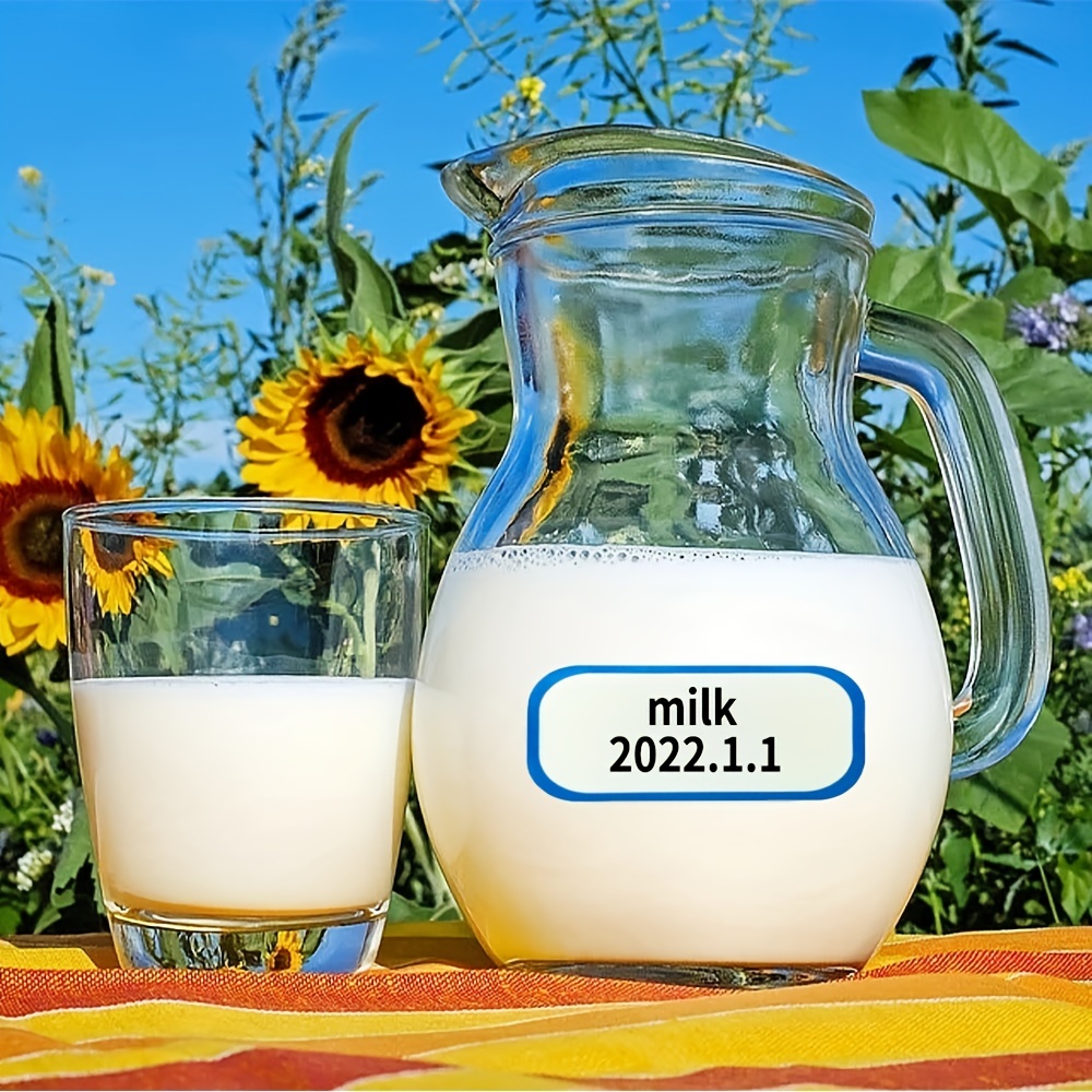 ملصقات ذاتية اللصق للمطبخ، لتن - مراجعة Food Storage Jar Labels وسعره