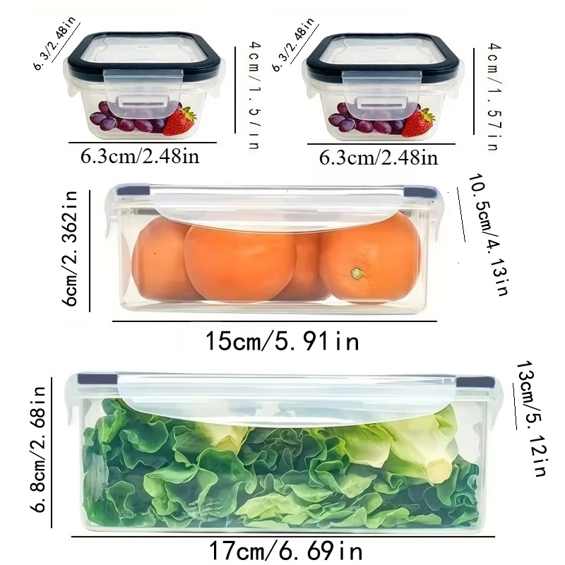 مجموعة من 8 قطع تشمل 4 حاويات  - مراجعة Food Storage Cupboard وسعره