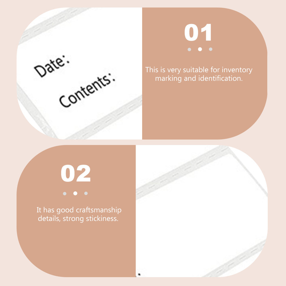 لفة واحدة من ملصقات الطعام متع - مراجعة Food Storage Jar Labels وسعره