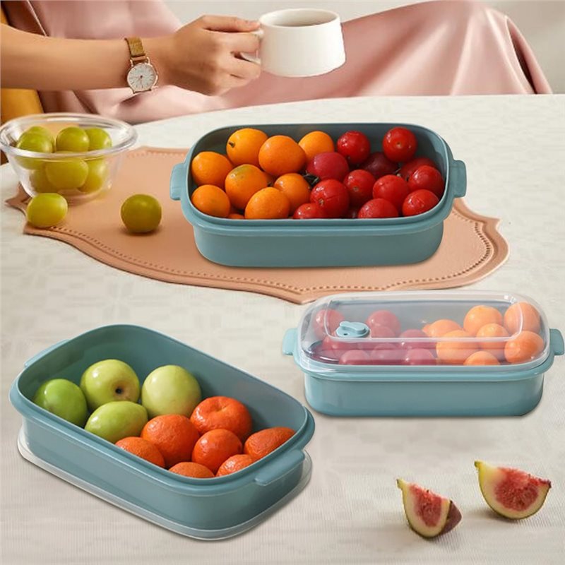 ABMI-صندوق تخزين للفواكه والسل - مراجعة Food Storage Containers Plastic Box وسعره