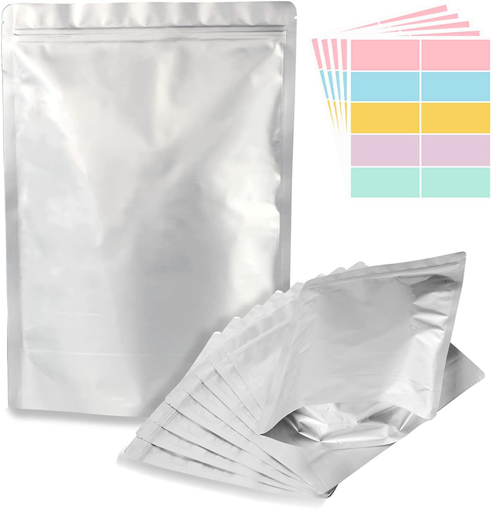 10 أكياس تخزين كبيرة من رقائق  - مراجعة Food Storage Oxygen Absorbers وسعره