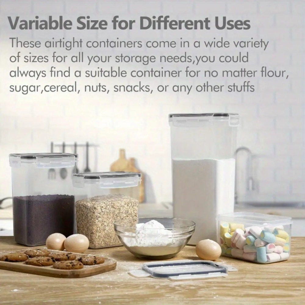 مجموعة من 8 حاويات تخزين طعام  - مراجعة Food Storage Jar Labels وسعره