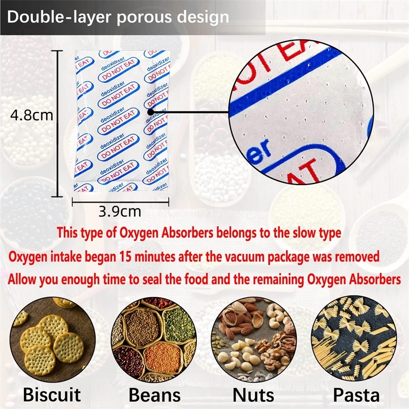 مزيل العرق امتصاص الرطوبة مزيل - مراجعة Food Storage Oxygen Absorbers وسعره
