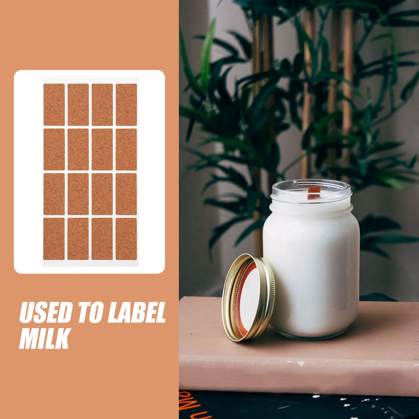 48 قطعة من ملصقات التخزين المق - مراجعة Food Storage Jar Labels وسعره