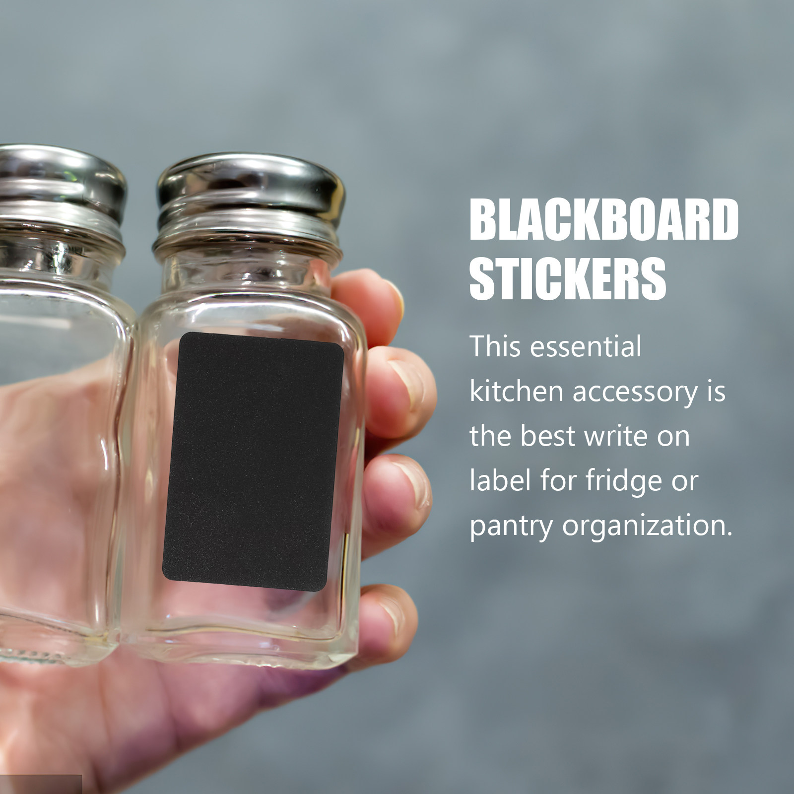 ملصق لوح طباشير مستطيل الشكل ق - مراجعة Food Storage Jar Labels وسعره