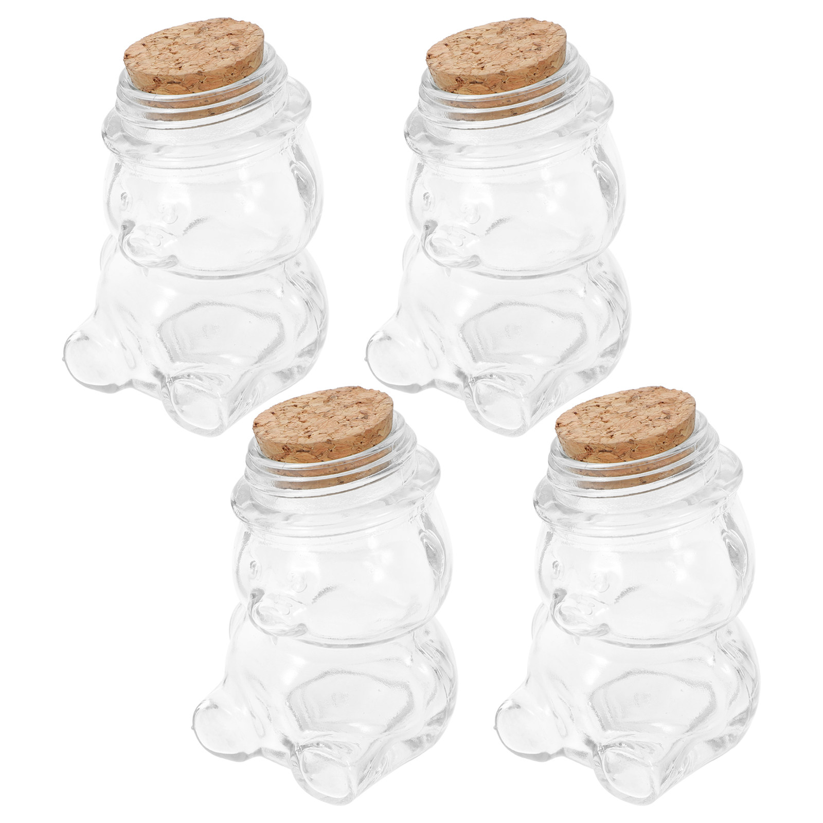 طقم من 4 أوعية زجاجية شفافة مح - مراجعة Food Storage Airtight وسعره