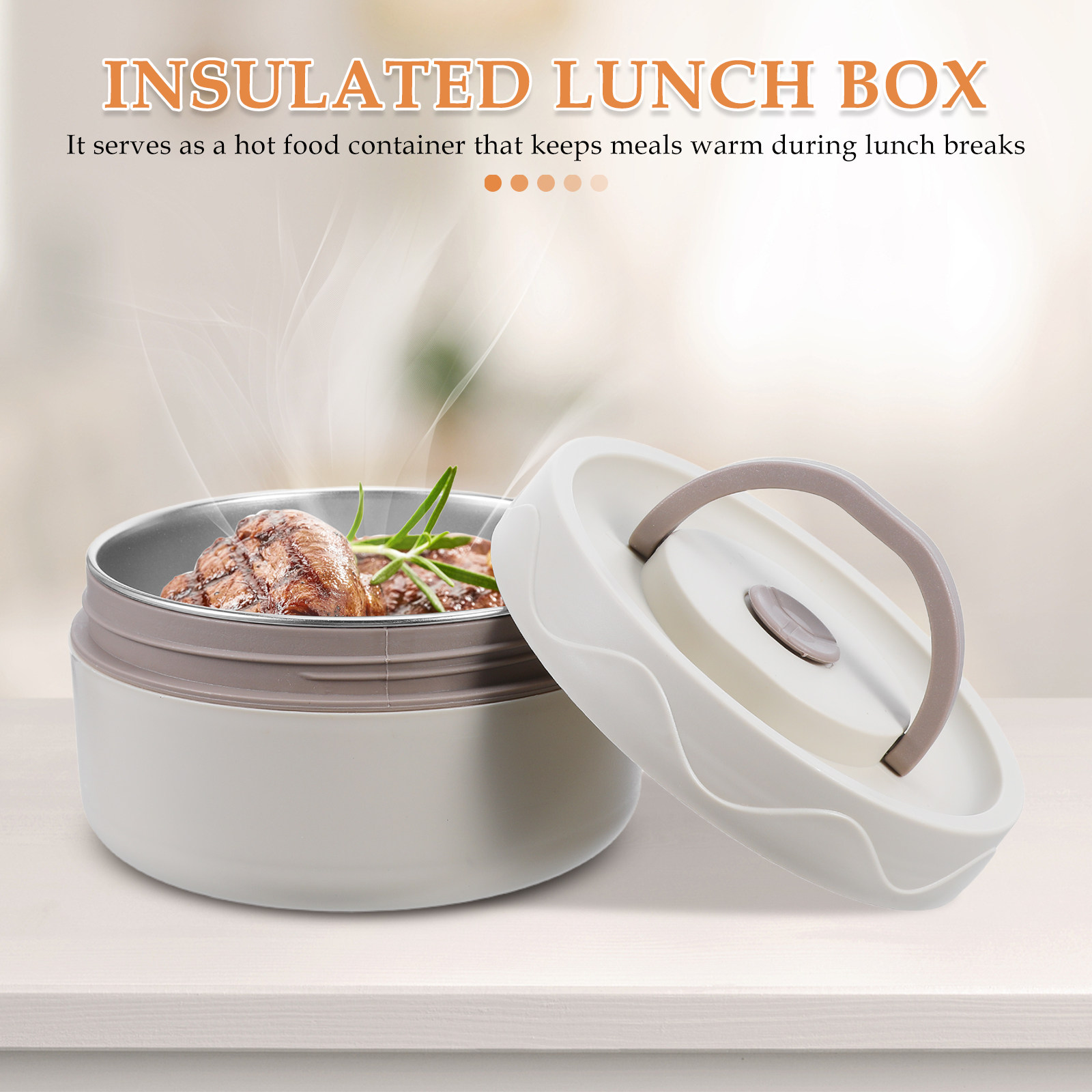 علبة طعام معزولة من الفولاذ ال - مراجعة Food Storage Hot Box وسعره