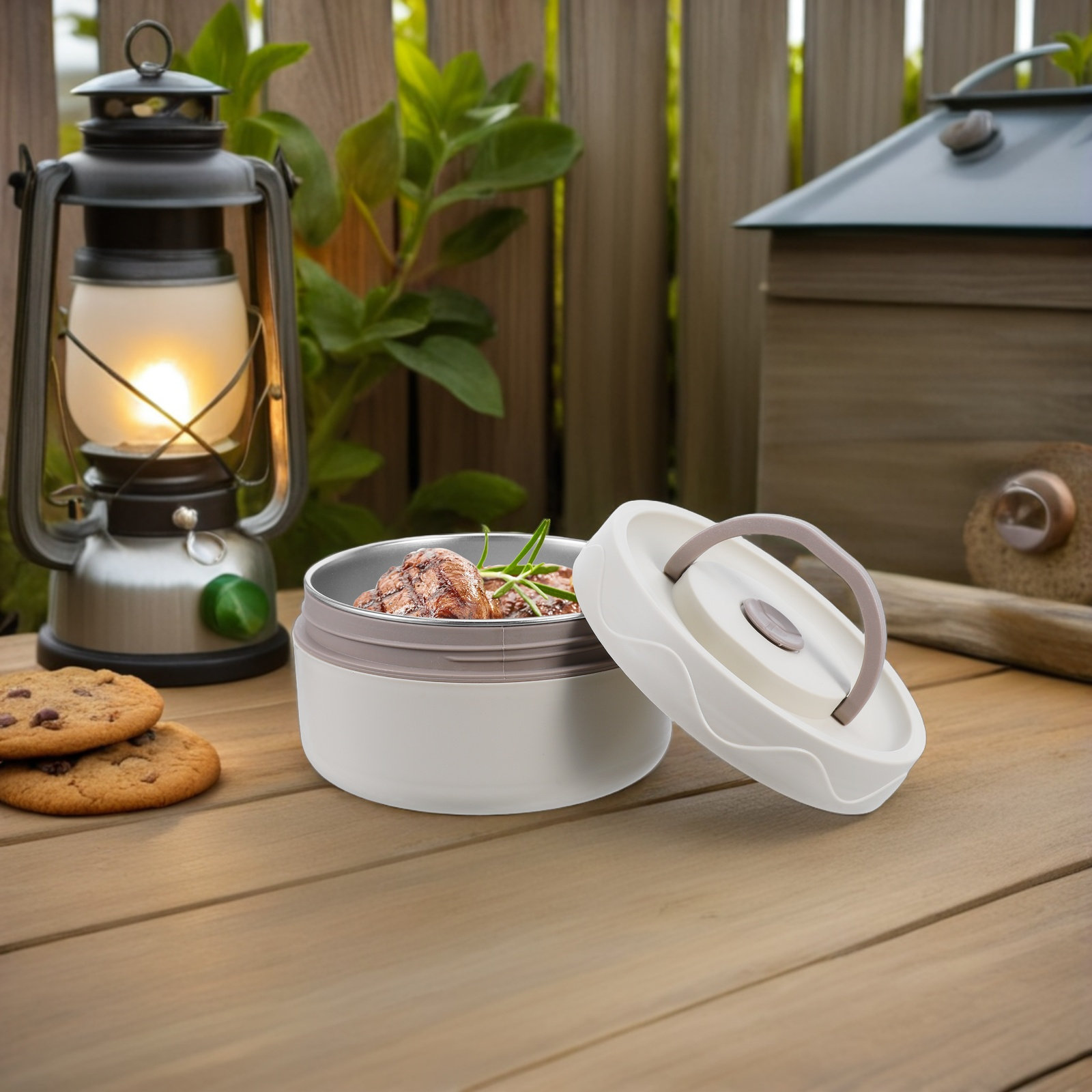 علبة طعام معزولة من الفولاذ ال - مراجعة Food Storage Hot Box وسعره
