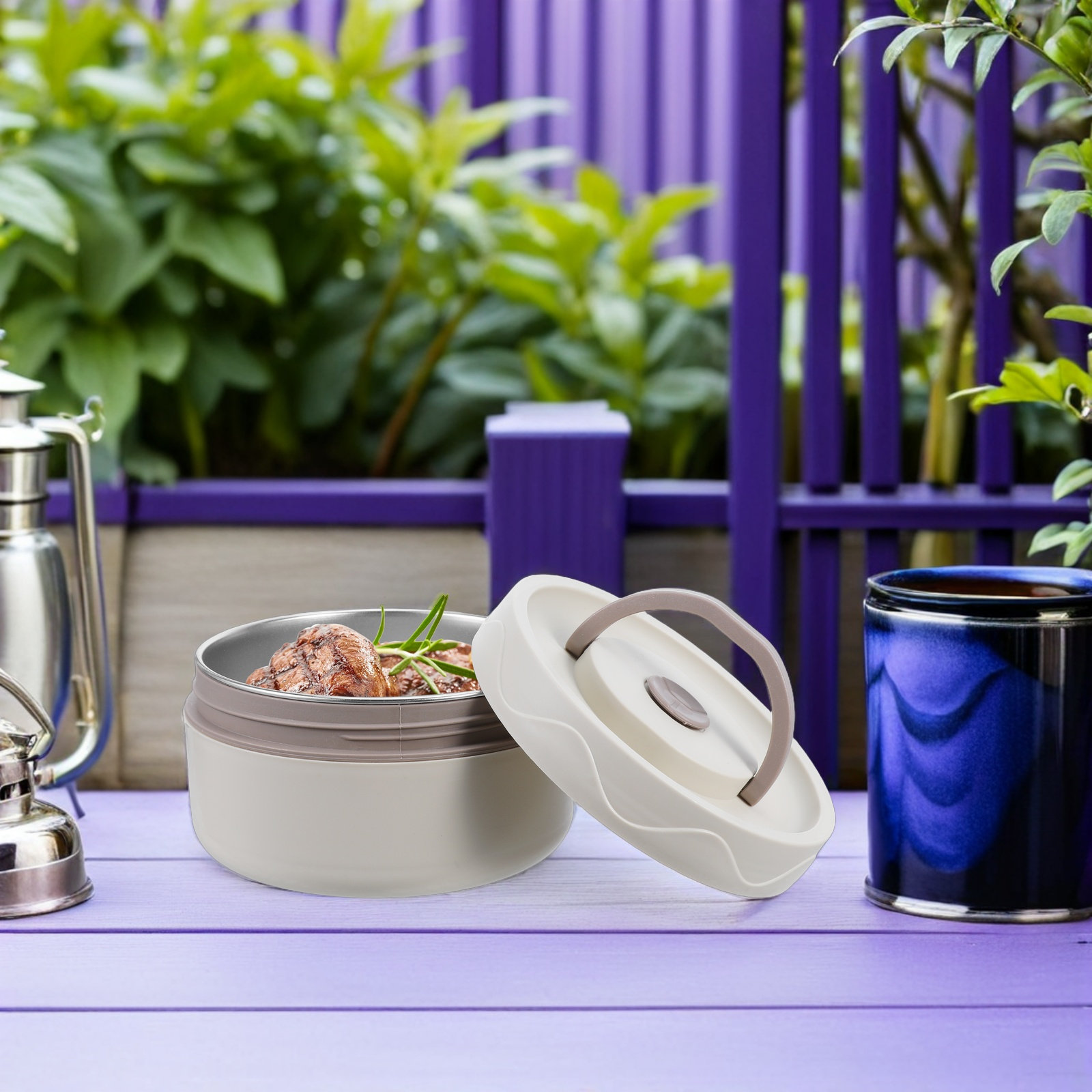 حاوية طعام معزولة من الفولاذ ا - مراجعة Food Storage Hot Box وسعره
